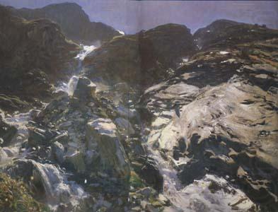 John Singer Sargent Glacier Streams-The Simplon (mk18) china oil painting image